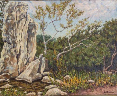 Cleveland Natl. Forest Wilderness,2002,oil,